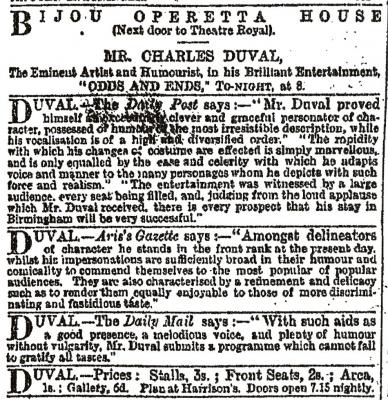 <i>Birmingham Daily Post</i> Saturday 30 December 1882