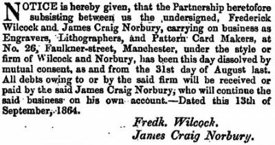 <i>The London Gazette</i> 20 September 1864