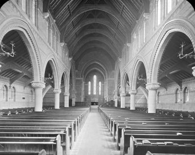 Ealing St Johns church interior 1893